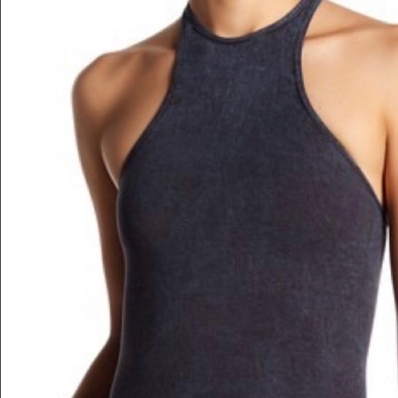 Free People Tops - FREE PEOPLE Racerback Gray Tank Top Size XS